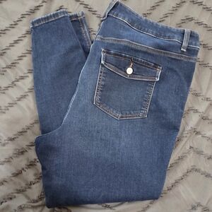 Maurices Blue Skinny Jeans